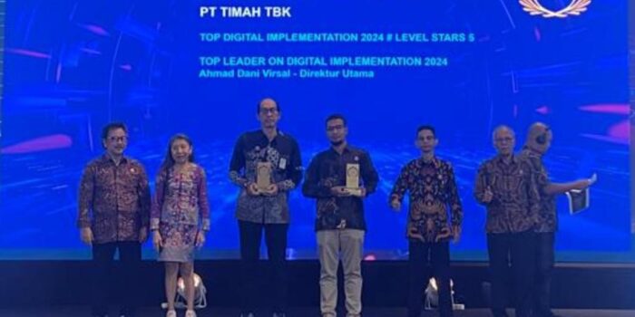 PT Timah Raih Dua penghargaan dalam Top Digital Awards 2024