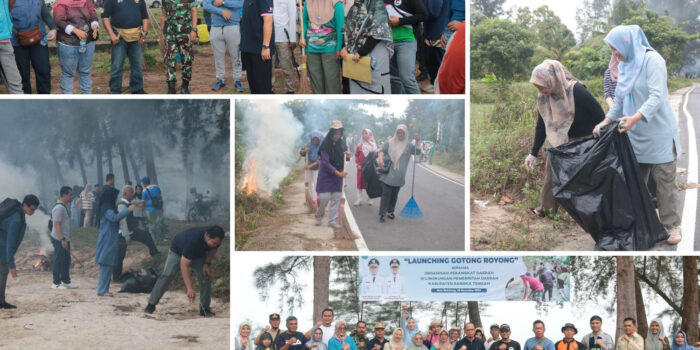 Bupati Bateng Launching Gotong Royong, Aksi Nyata Cegah DBD dan Banjir di Pantai Tapak Antu