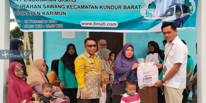 Berikan Pelayanan Kesehatan Gratis, Lurah Sawang Berharap Mobil Sehat PT Timah Lebih Sering Datang