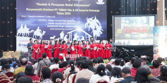 Perayaan Natal Oikumene, PT TIMAH Tbk dan Anak Perusahaan Pererat Silaturahmi 