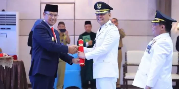 Pj Gubernur Babel Resmi Lantik Isnaini, S.Tr., SH, MM Sebagai  Pj Bupati Bangka Yang Baru