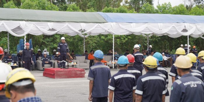 Keseruan Peringatan Bulan K3 Nasional 2025 di PT Timah Area Bangka Utara, Gelar Apel Hingga Bagi Sembako untuk Masyarakat