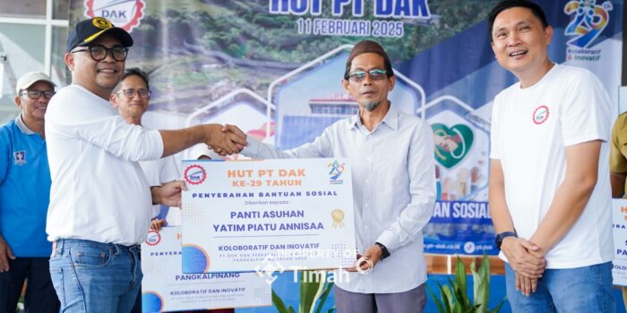 Komitmen Berikan Kontribusi Bagi Masyarakat, PT DAK Salurkan Bantuan Sosial ke Sekolah dan Panti Asuhan