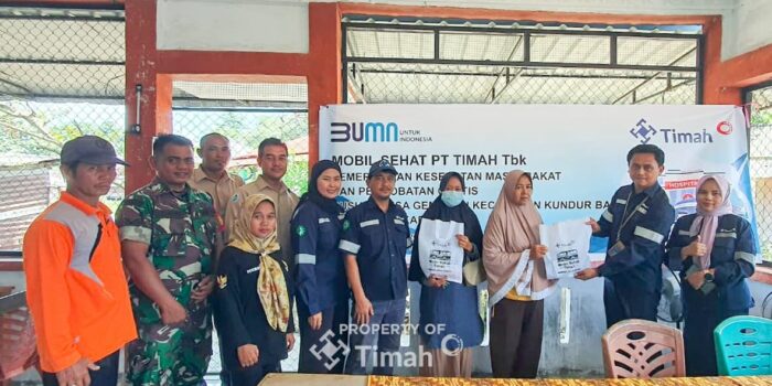 Layanan Kesehatan Gratis. PT Timah Hadirkan Mobil Sehat Bagi Masyarakat Dusun I Desa Gemuruh 