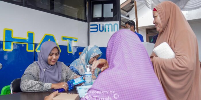 Ratusan Warga Belinyu Manfaatkan Layanan Kesehatan Gratis di Mobil Sehat PT Timah