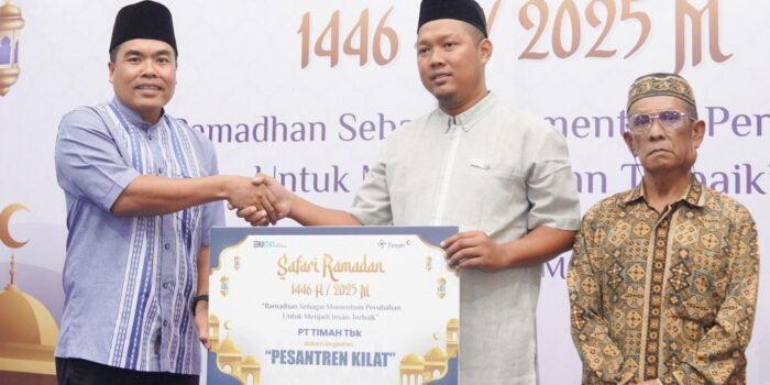 Dukung Kegiatan Pesantren Kilat Ramadan, PT Timah Serahkan Bantuan untuk Taman Bacaan Menara Bestari Belitung Timur