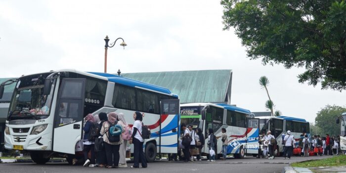 Program Mudik Gratis, PT Timah dan Kementerian BUMN Hantarkan ratusan Pemudik ke Kampung Halaman