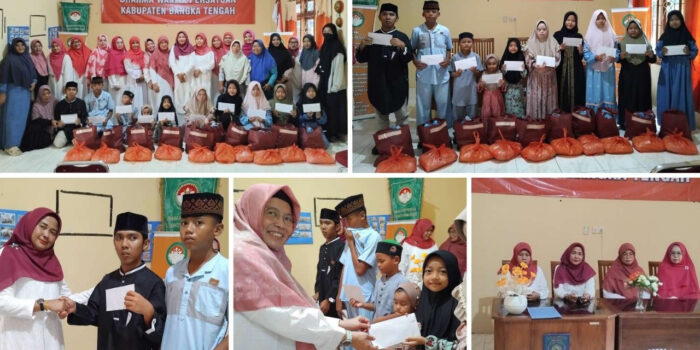 Bulan Suci Ramadhan, DWP Bangka Tengah Santuni Yatim Piatu