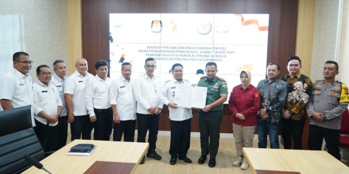 Pangkalpinang Hibahkan Rp1,5 Miliar Dana Pengamanan Pilkada Ulang 2025