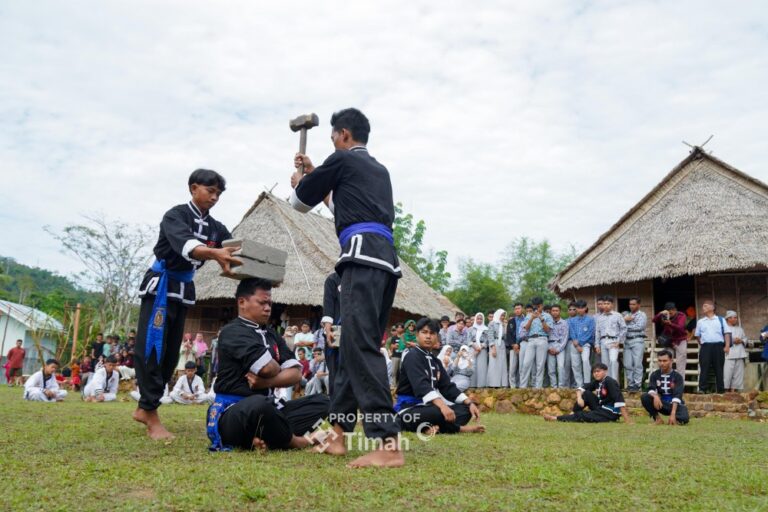Lestarikan Tradisi Kearifan lokal, PT Timah Bersama Lembaga Adat Mapur Hadirkan Kampung Adat Gebong Memarong
