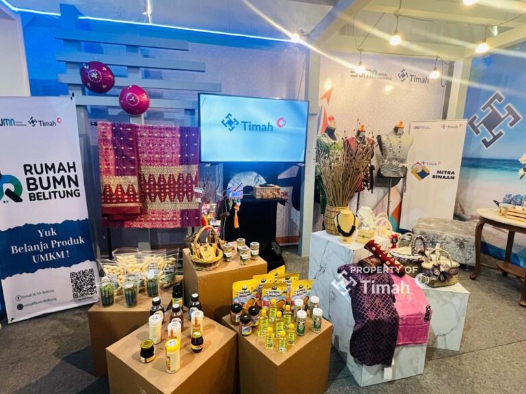 Tingkatkan Daya Saing, PT Timah Promosikan Produk UMKM Lewat Pameran