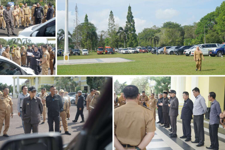 Bupati Algafy Pimpin  Apel Tertib Aset  Kendaraan Dinas