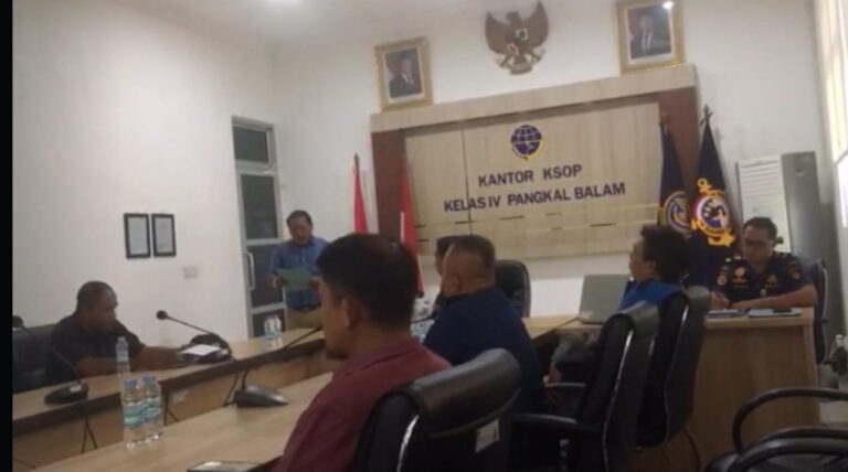 Dinilai Terjadi Pembiaran Kapal Tenggelam KM LAN, AMCB : DPRD Babel Harus Bersikap 