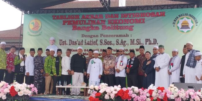 Ketum PERPAT Babel Andi Kusuma Gelar Tablig Akbar dan Istigosah ” Pemulihan Ekonomi “