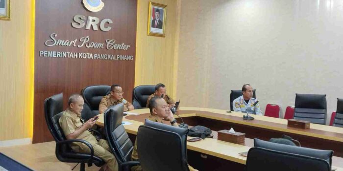 Plt Asisten Pemkot Pangkalpinang Hadiri Rakor Pengendalian Inflasi
