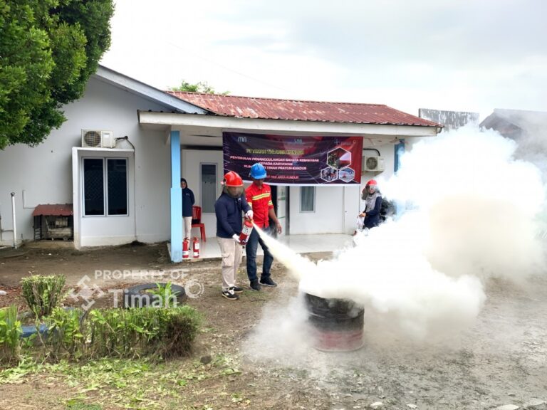 Tim Department HSE Area Kundur Laksanakan Kegiatan Pelatihan Pemadam Kebakaran