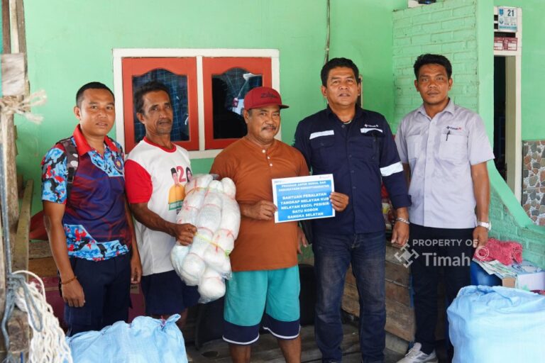 Kelompok Nelayan KUB, Terima Bantuan Alat Tangkap Ikan dari PT Timah 