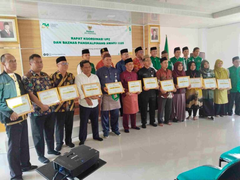 Agus Fendi Hadiri Rakor UPZ dan BAZNAS Award 2025