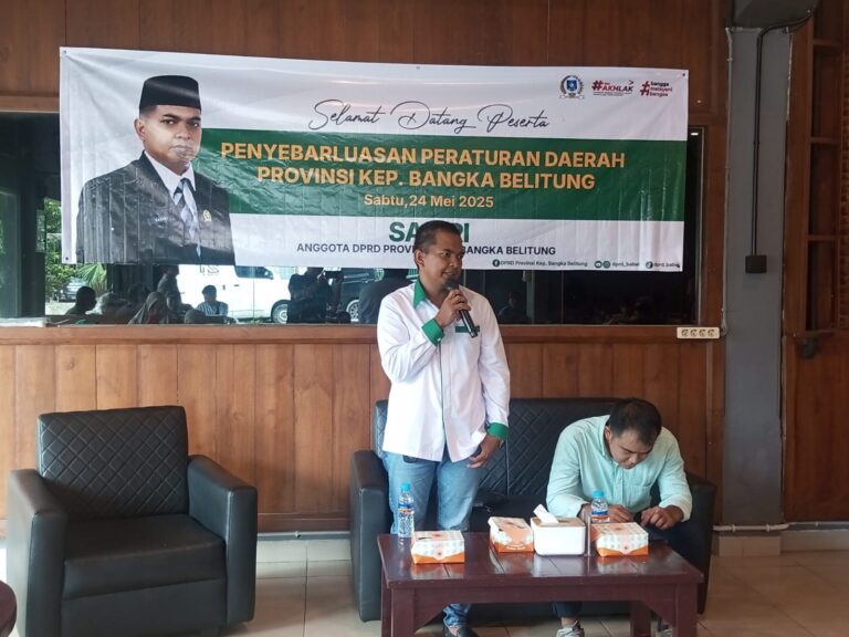 Sadiri Sosialisasikan Perda Fasilitasi Penyelenggaraan Pesantren di Bangka Tengah