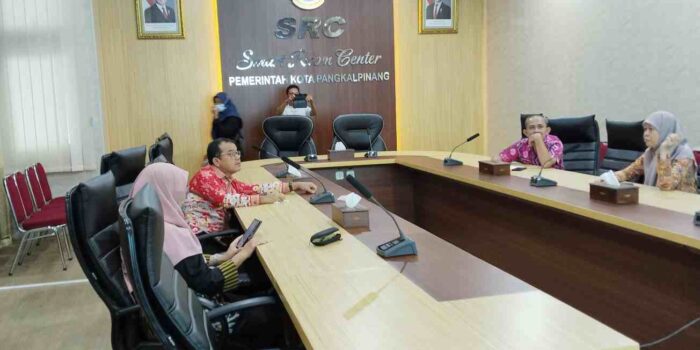 Pemkot Pangkalpinang Gelar Zom Meeting Evaluasi Pelaksanaan UCJ Oleh Kemendagri