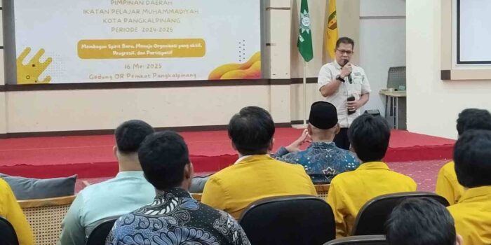 Akhmad Subekti Hadiri Pelantikan Pimpinan IPM Kota Pangkalpinang Periode 2024-2026 