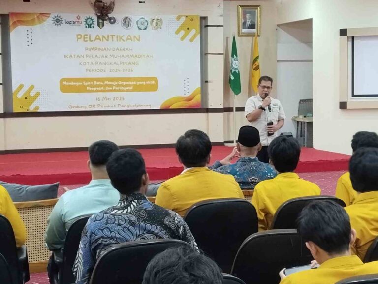 Akhmad Subekti Hadiri Pelantikan Pimpinan IPM Kota Pangkalpinang Periode 2024-2026 