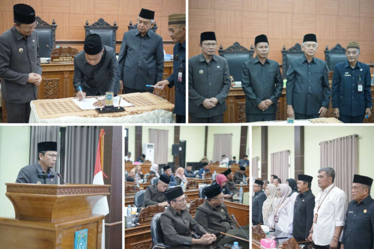 DPRD Kabupaten Bangka Tengah Gelar Paripurna Bahas 3 Raperda 