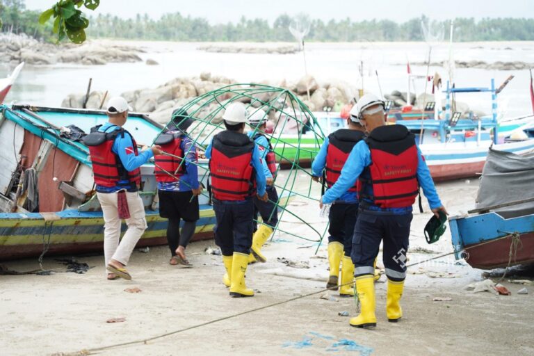 Tingkatkan Tangkapan Nelayan, PT Timah Tenggelamkan Artificial Reef