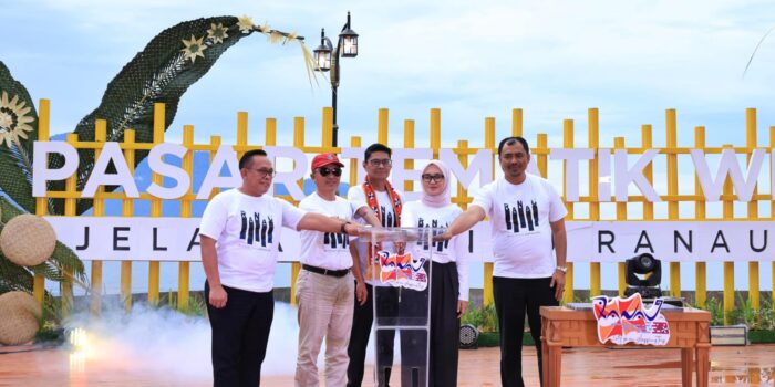 Resmikan Pasar Tematik, Parosil Minta Dukungan Infrastruktur dari Pemprov Lampung