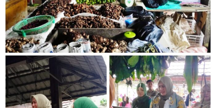 Wagub Hellyana Ajak Pedagang Pasar Belinyu Tetap Semangat di Tengah Lesunya Daya Beli