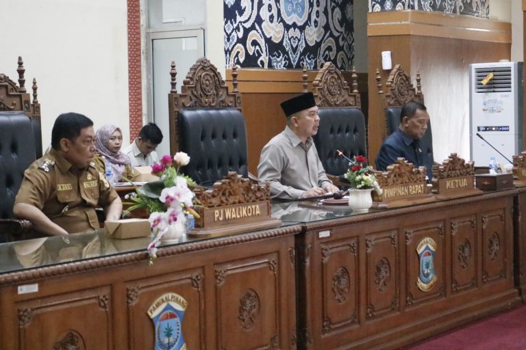 DPRD Pangkalpinang Gelar Paripurna Bahas Tiga Raperda Usulan Pemkot