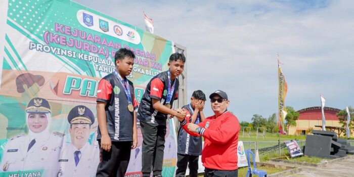 Pangkalpinang Juara Umum Kejurda Pelajar Bangka Belitung 2025
