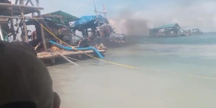 Aktivitas Tambang Ilegal di Laut Inggris Bangka Barat Marak Lagi, Warga Minta Penindakan Tegas