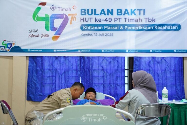 PT Timah Gelar Khitanan Massal, Diikuti Sebanyak 54 Anak