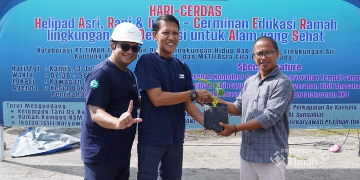 Wujudkan Pertanian holtikultura. PT Timah Kolaborasi Dengan Kelompok Tani Desa Nangnung