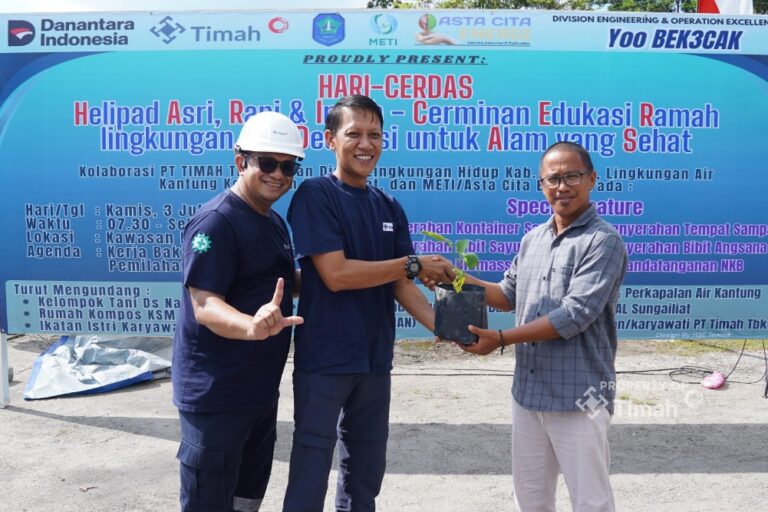 Wujudkan Pertanian holtikultura. PT Timah Kolaborasi Dengan Kelompok Tani Desa Nangnung
