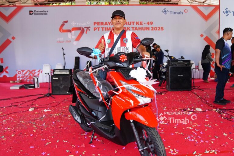 Momen Pekan Kesehatan HUT PT Timah ke-49, Kulup dan Heni Dapat Kado Istimewa