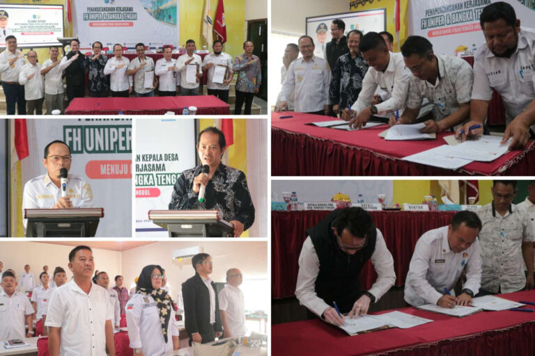Bupati Algafy, Beri Dukungan PKS Antara Pemkab Bateng dengan Universitas Pertiba