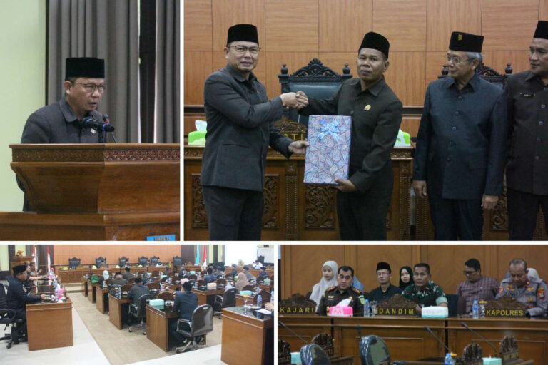Bangka Tengah Kembali Raih WTP, Bupati Serahkan Laporan Pertanggungjawaban APBD 2024