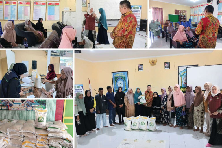 Pemkab Bangka Tengah Salurkan Bantuan Beras CPP untuk 7.364 KPM
