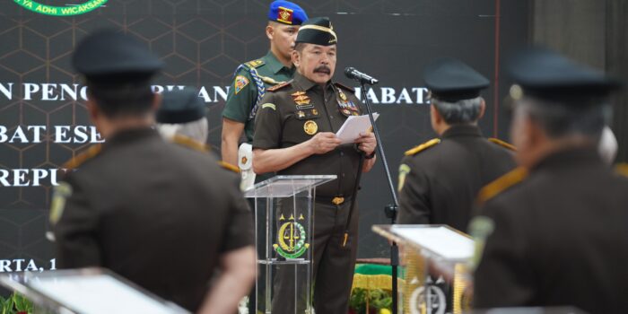 Sila Haholongan Resmi Jabat Kajati Babel, Jaksa Agung Tekankan Adaptasi dan Integritas