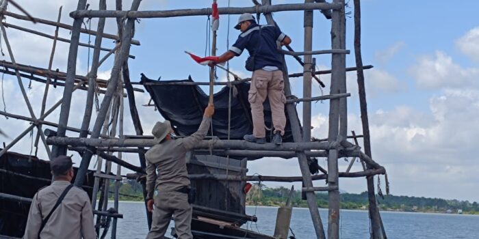 PT Timah Bersama Tim Gabungan Tertibkan Tambang Ilegal di Merbuk