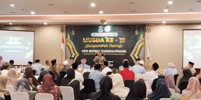 Asisten Pemerintahan Hadiri Musda BKPRMI Pangkalpinang, Bahas Kepemimpinan Baru