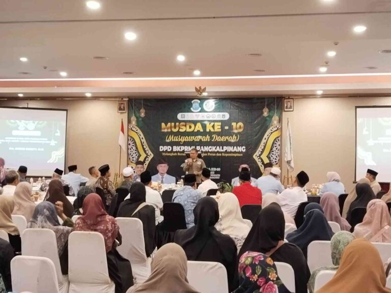 Asisten Pemerintahan Hadiri Musda BKPRMI Pangkalpinang, Bahas Kepemimpinan Baru
