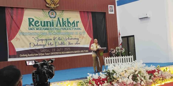 Didit Srigusjaya Hadiri Reuni Akbar 51 Tahun SMA Muhammadiyah ” Siapapun Kita Sekarang Dulunya Putih dan Abu Abu “