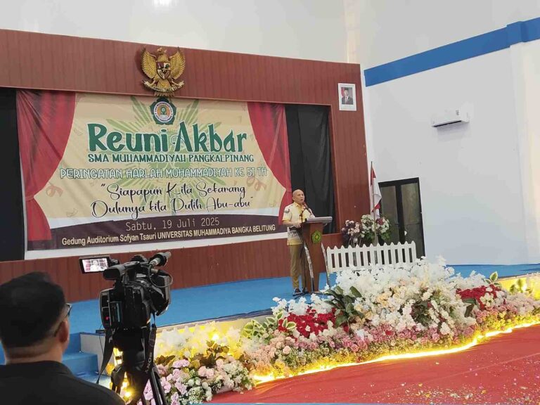 Didit Srigusjaya Hadiri Reuni Akbar 51 Tahun SMA Muhammadiyah ” Siapapun Kita Sekarang Dulunya Putih dan Abu Abu “