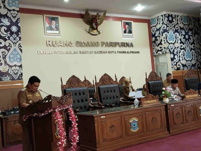 Pj Wali Kota Sampaikan Rancangan KUA-PPAS 2026, Pangkalpinang Fokus pada Perdagangan, Jasa, dan Industri Unggulan