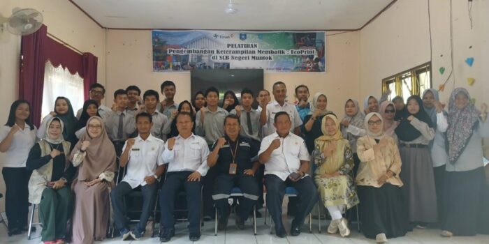 Melalui CSR , PT Timah Gandeng SLB Negeri Muntok 