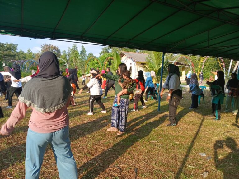 Jaga Kebugaran Tubuh, PT Timah Ajak Warga Hidup Sehat Lewat Senam Bersama 