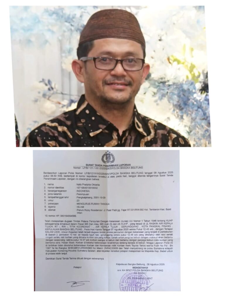 Wartawan Senior Bangka Belitung Hilang Kontak, Mobil Ikut Raib